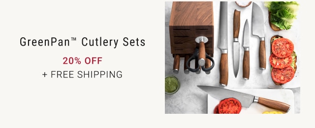 GreenPan™ Cutlery Sets 20% Off + Free Shipping