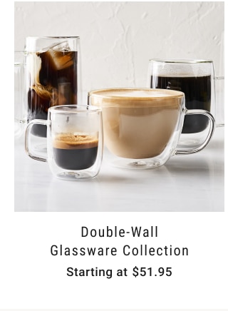 Double-Wall Mug Sets Dinnerware Starting at $51.95