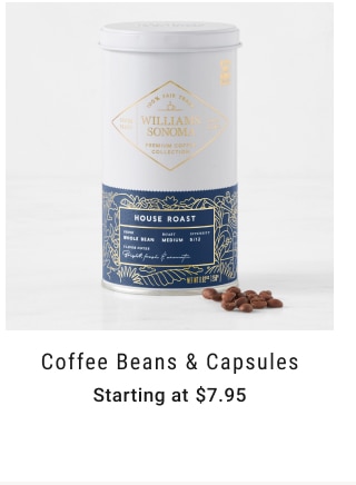 Coffee Beans & Capsules Starting at $7.95