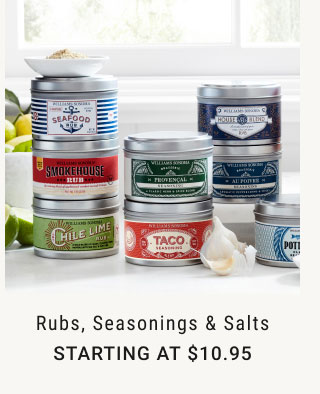 Rubs, Seasonings & Salts - Starting at $10.95