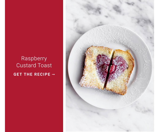 Raspberry Custard Toast - get the recipe