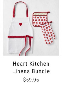 Heart Kitchen Linens Bundle - $59.95