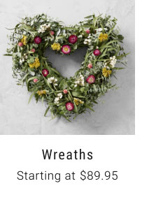 Wreaths - Starting at $89.95