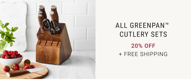 All GreenPan™ Cutlery Sets 20% off + Free Shipping