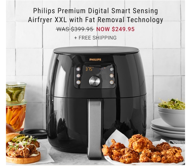 Philips Premium Digital Smart Sensing Airfryer XXL with Fat Removal Technology NOW $249.95 + free shipping