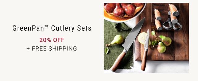 GreenPan™ Cutlery Sets 20% Off + Free Shipping