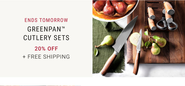 GreenPan™ Cutlery Sets - 20% Off + Free Shipping