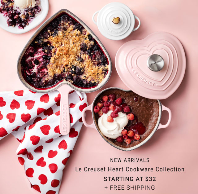 Le Creuset Heart Cookware Collection - Starting at $32 + Free Shipping