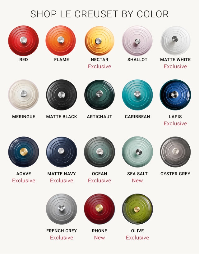 shop Le Creuset by color