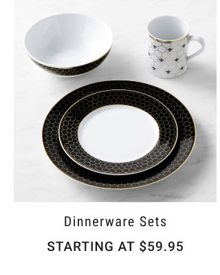 Dinnerware Sets - Starting at $59.95