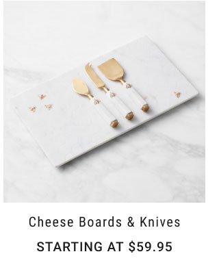 Cheese Boards & knives - Starting at $59.95