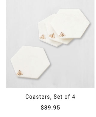 Coasters, Set of 4 - $39.95