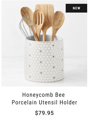 Honeycomb Bee Porcelain Utensil Holder - $79.95