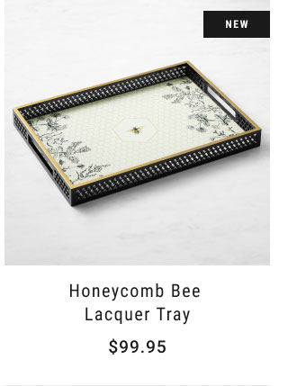 Honeycomb Bee Lacquer Tray - $99.95