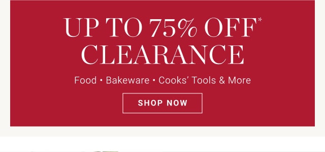 up to 75% off clearance - shop now