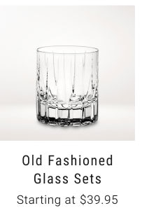 Old Fashioned Glass Sets - Starting at $39.95