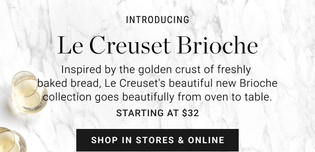 Le Creuset Brioche starting at $32 - shop in stores & online