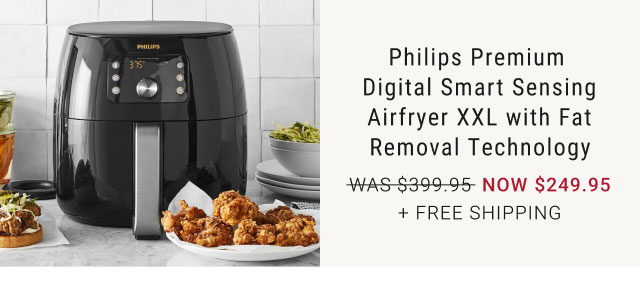 Philips Premium Digital Smart Sensing Airfryer XXL with Fat Removal Technology - $249.95 + Free Shipping