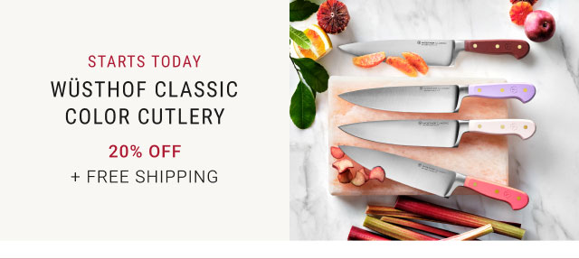 Wüsthof Classic Color Cutlery - 20% off + free Shipping