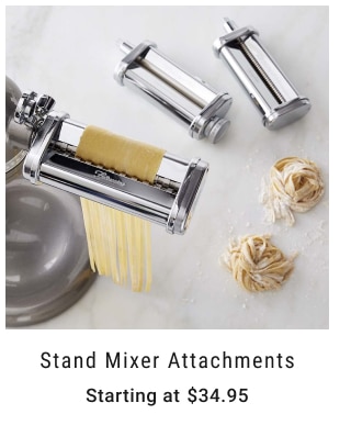 Stand Mixer Attachments Starting at $34.95