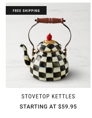 Stovetop Kettles Starting at $59.95