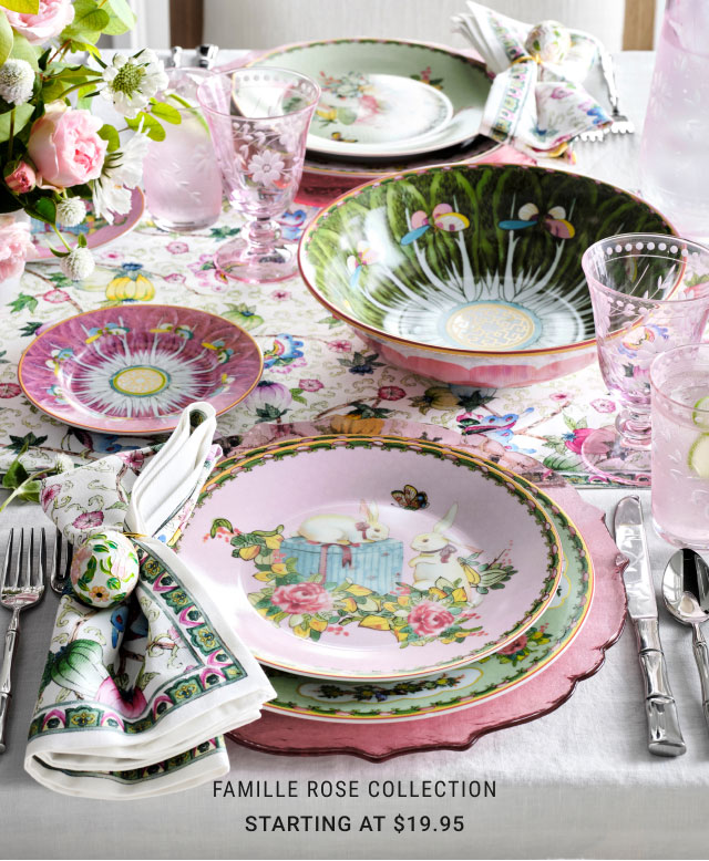 Famille Rose Collection - Starting at $19.95