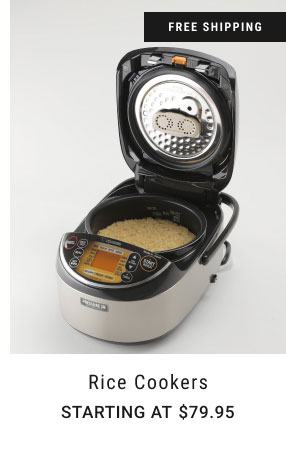 Rice Cookers - Starting at $79.95