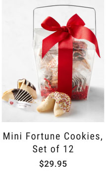 Mini Fortune Cookies, Set of 12 - $29.95