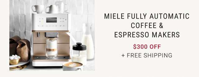 Miele Fully Automatic Coffee & Espresso Makers - $300 Off + Free SHipping