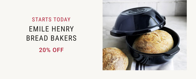 Emile Henry Bread Bakers - 20% Off