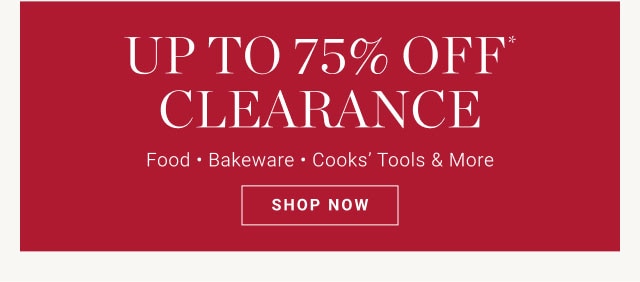 up to 75% off clearance - shop now