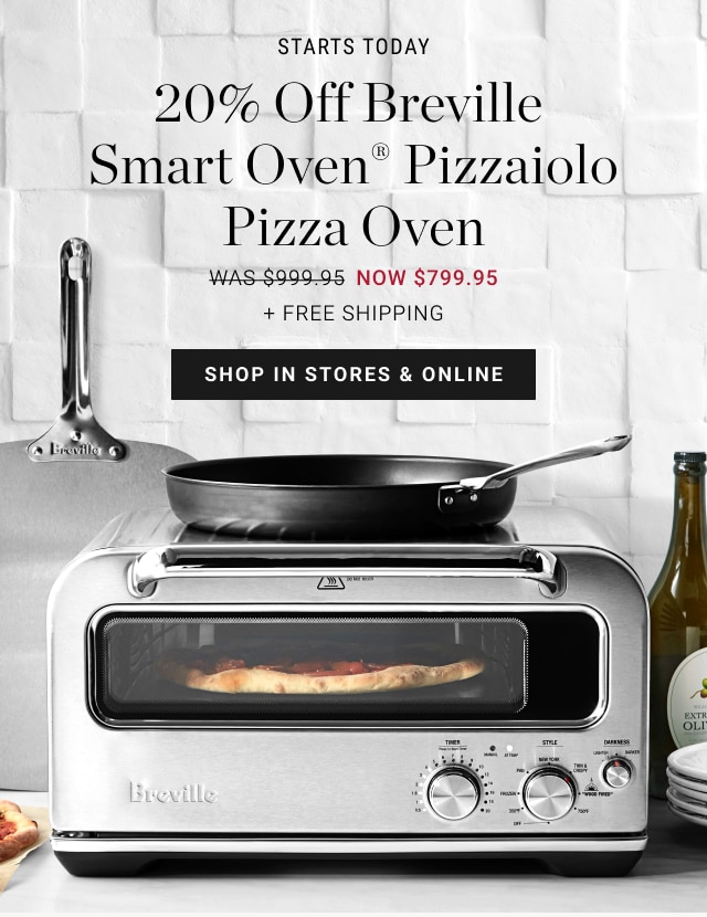 Starts today - 20% off Breville Smart Oven® Pizzaiolo Pizza Oven - Shop in stores & online