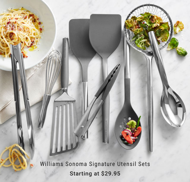 Williams Sonoma Signature Utensil Sets - Starting at $29.95