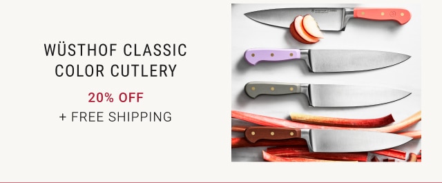 Wüsthof Classic Color cutlery 20% Off + Free Shipping