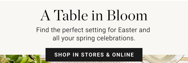 A table in Bloom - shop in stores & online