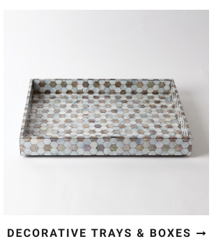 Decorative Trays & Boxes