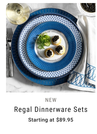 NEW Regal Dinnerware Sets Starting at $89.95