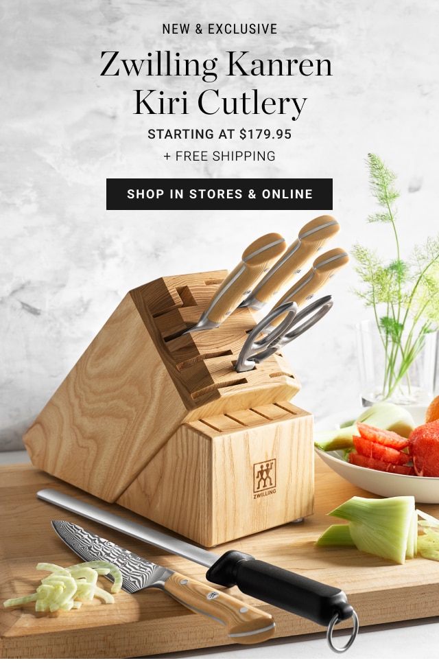 New & Exclusive - Zwilling Kanren Kiri Cutlery Starting at $179.95 + Free Shipping - shop in stores & online