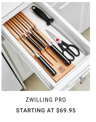 Zwilling Pro Starting at $69.95