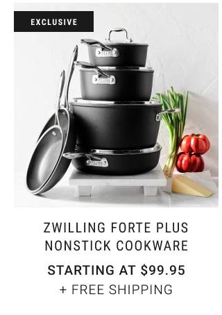 Zwilling Forte Plus Nonstick Cookware Starting at $99.95 + Free Shipping