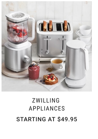 Zwilling Appliances Starting at $49.95