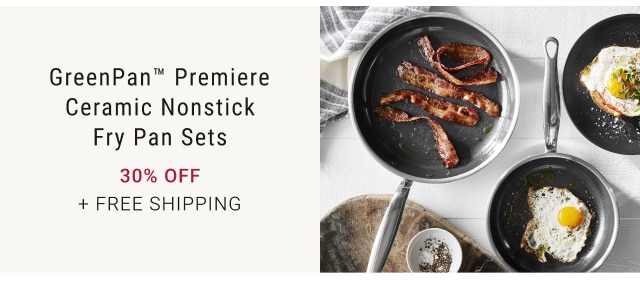 GreenPan™ Premiere Ceramic Nonstick Fry Pan Sets 30% Off + free Shipping