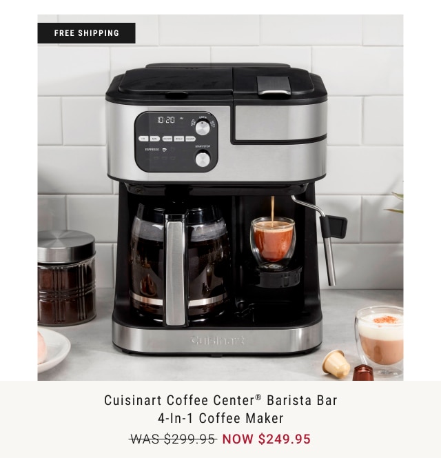 Cuisinart Coffee Center® Barista Bar 4-in-1 Coffee Maker NOW $249.95