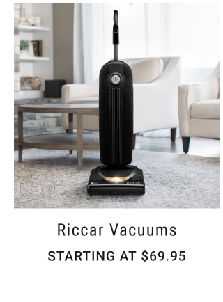 Riccar Vacuums Starting at $69.95