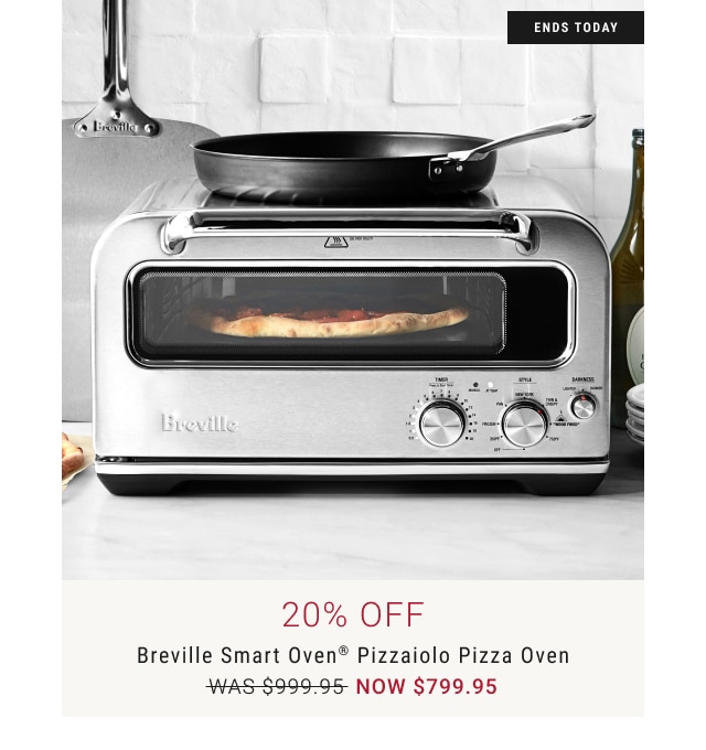 20% Off Breville Smart Oven® Pizzaiolo Pizza Oven - NOW $799.95