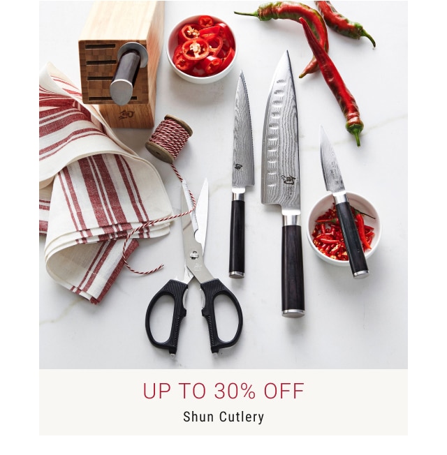 Up To 30% Off Shun Cutlery