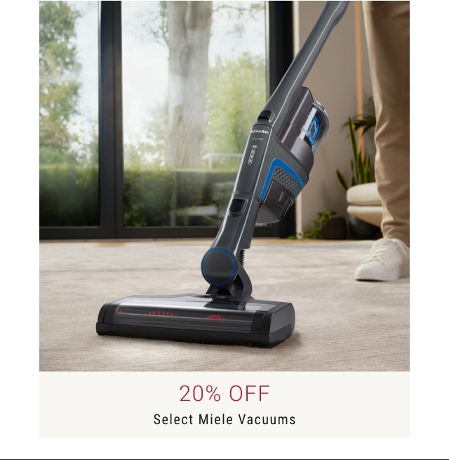 20% Off Select Miele Vacuums