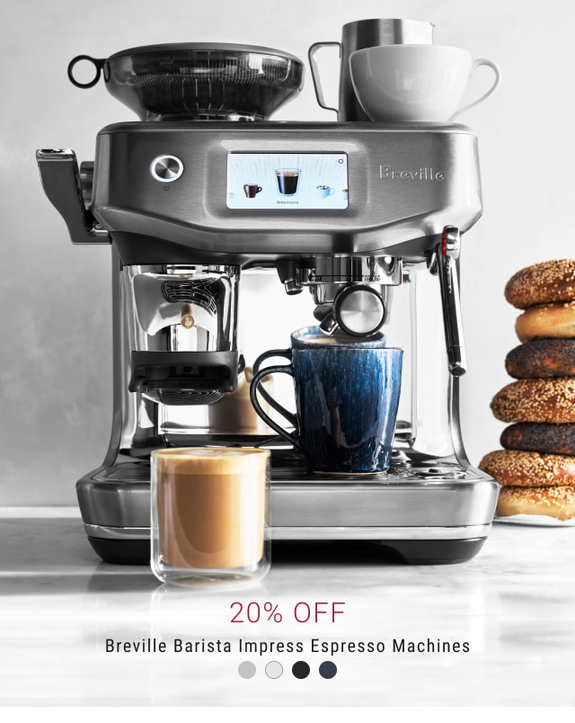 20% off Breville Barista Impress Espresso Machines