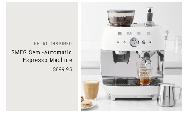 RETRO INSPIRED - SMEG Semi-Automatic Espresso Machine $899.95