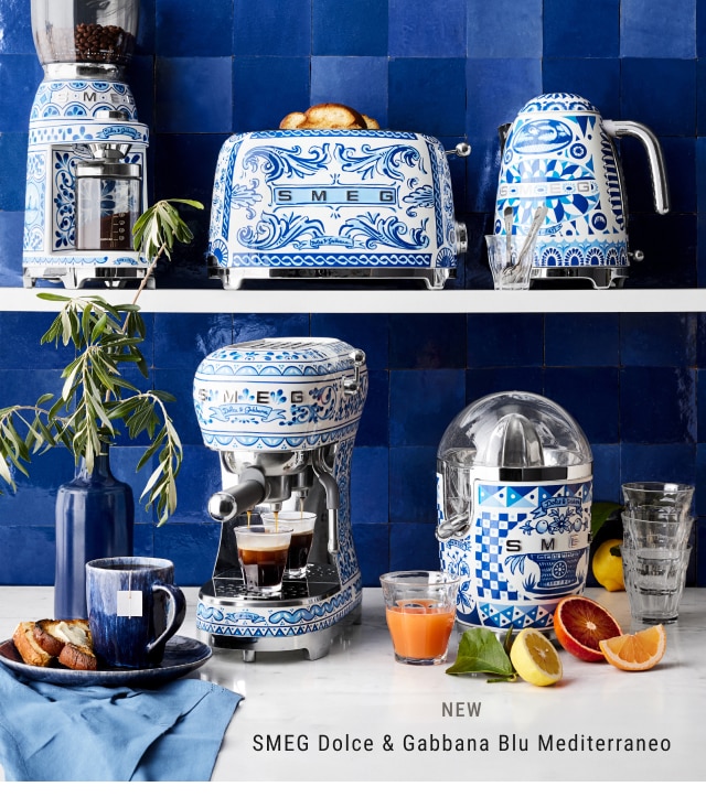 NEW - SMEG Dolce & Gabbana Blu Mediterraneo